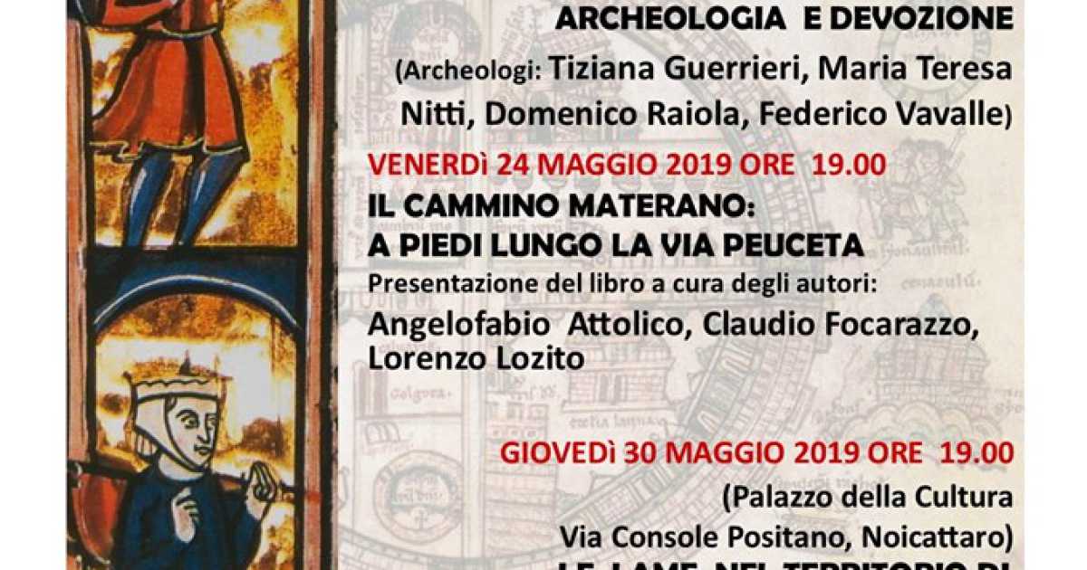 Noicattaro, nella biblioteca Di Vittorio presentazione di ''Il cammino materano"